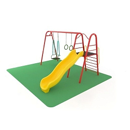 Фото - ГОРКА ДЕТСКАЯ С КАЧЕЛЯМИ ГР-004