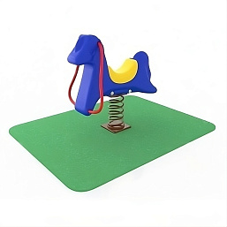 Фото - К-003 КАЧАЛКА НА ПРУЖИНЕ ЛОШАДКА